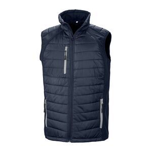 Result Unisex Adult Compass Softshell Gilet / Navy/Gray